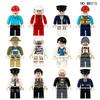 Compatible City Occupation Building Block Figurine Teacher Student Boy Girl Building Block Figurine Toy