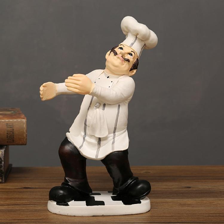 Funny Chefs Decorative Statue Resin Home Countertops Table Decoration for Farmhouse Home Decors & Kitchen Decorations
