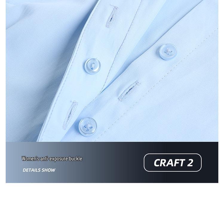 2026 Unisex Formal Cotton Short-Sleeve Shirt Set: Professional Workwear for Teachers, Office Attire, and Commuting