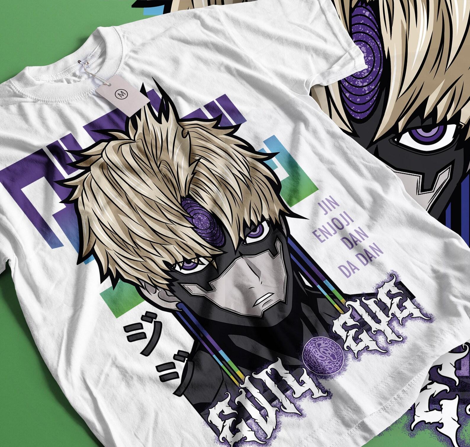 Anime Manga Graphic Tee, Unisex Cotton Streetwear Shirt L