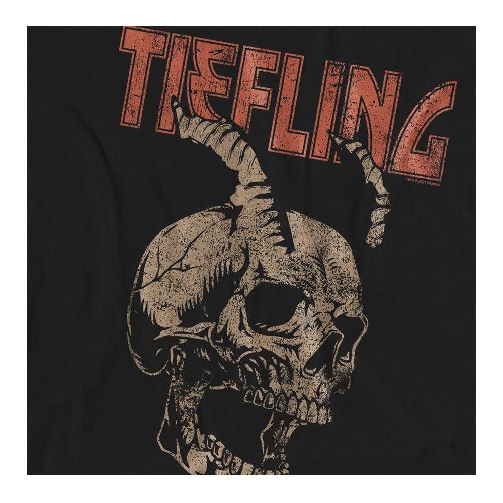 Dungeons & Dragons Womens/Ladies Tiefling Skull Horns T-Shirt