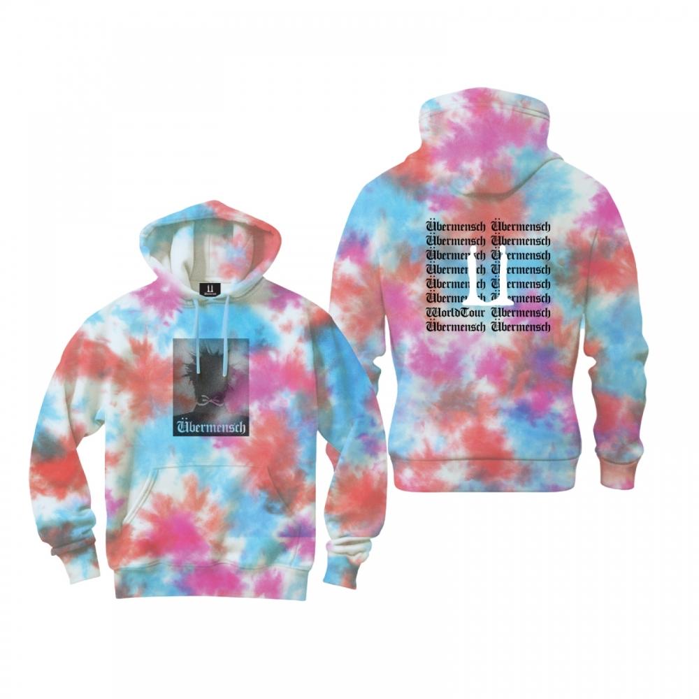 Sweat à capuche G draGon 18 Tie Dye Multi Ver. G draGon 2025 Tournée Mondiale À Séoul Rappel