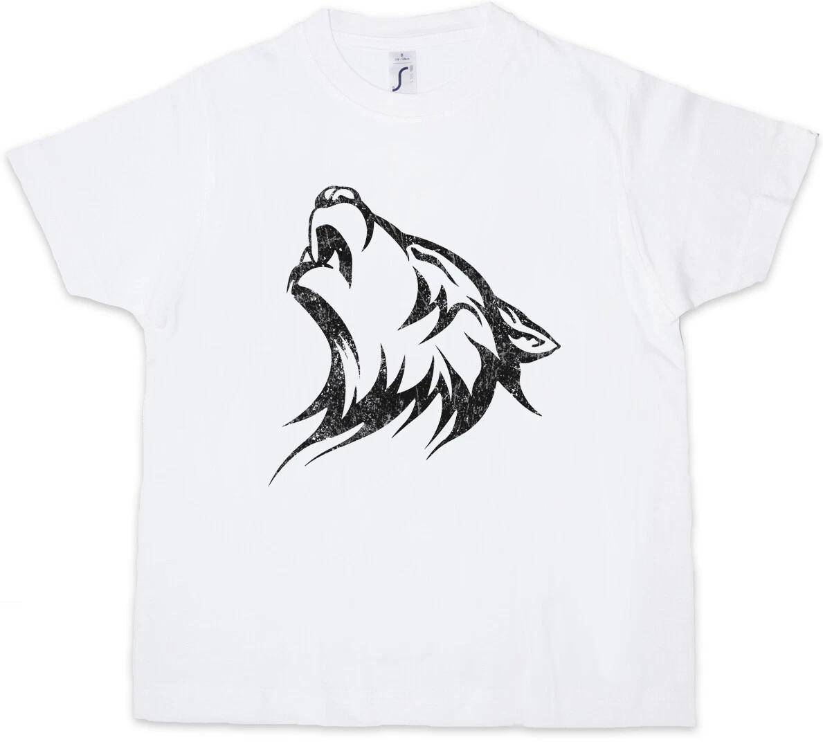 TRIBAL WOLF II Kids Boys kids boys T-Shirt Celtic Celts Religion Symbol Culture Tattoo 100