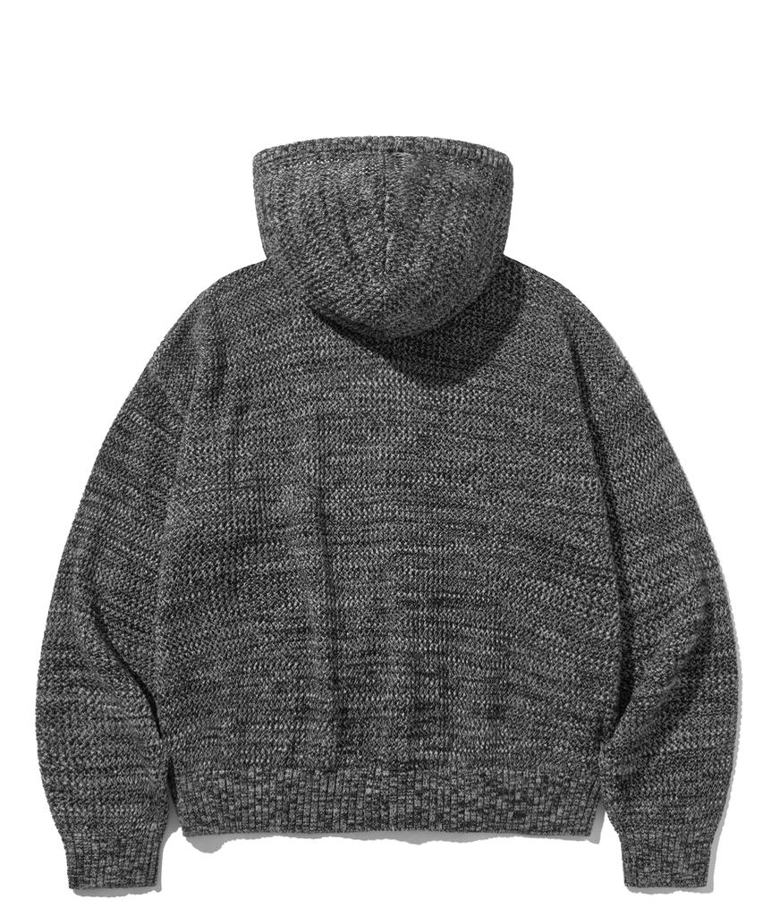 FILLUMINATE Symbol Mesh Knit Zip-Up - Black