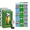 20pcs Soccer Pencil and Notebook Set for Kids Boys Sports Theme Birthday Party Favors Pinata Filler School Reward Christmas Gift