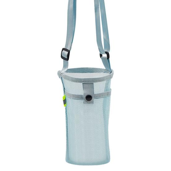 Taška na láhev na vodu s popruhem Síťovaný držák láhve Crossbody Sling Bag Nastavitelný nosič láhve na vodu pro chůzi Sport Turistika Kempování