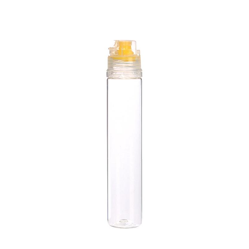 Portable Flip Top PET Squeeze Bottle Honey Loquat Cream Bottle Leak-Proof Easy To Control The Volume Food Grade Portable Bottle