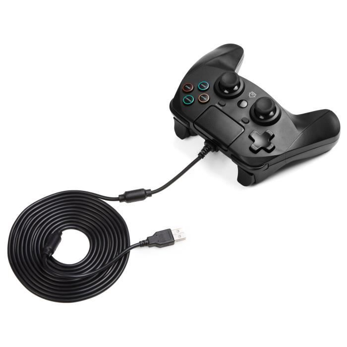 Manette filaire pad 4s snakebyte pour ps4 3 mètres noire - snakebyte - pad 4s - filaire - vibration - ps4