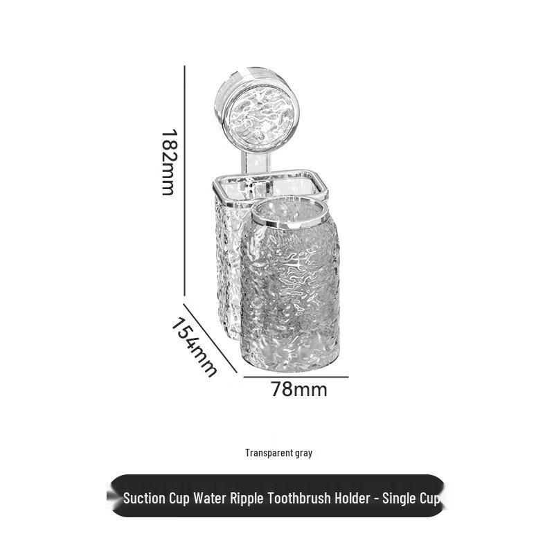 Junsisi SW Suction Cup Toothbrush & Cup Holder
