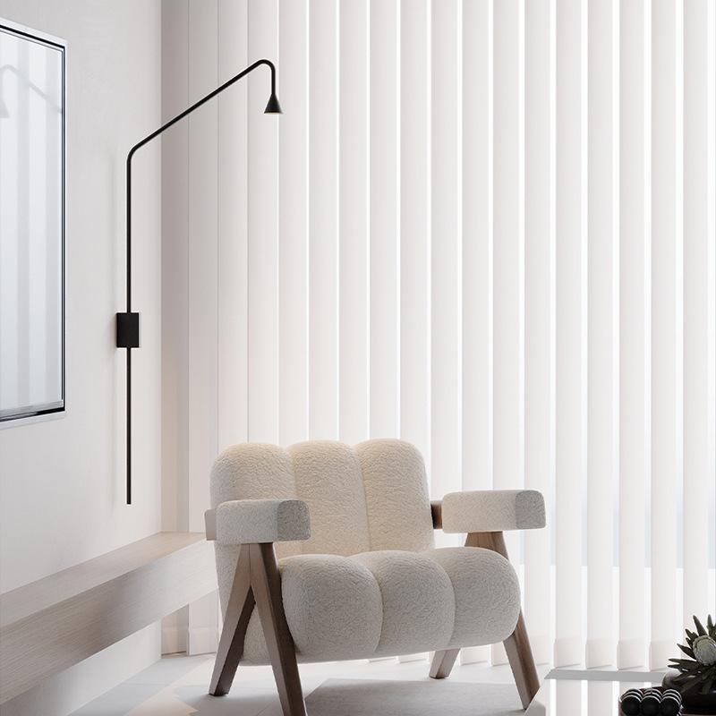 Austere Wall Lamp Gold Long Arm Sconce Spotlight Nordic Minimalist Bedroom Bedside Reading Light Aisle Office Decor Ambient Lamp