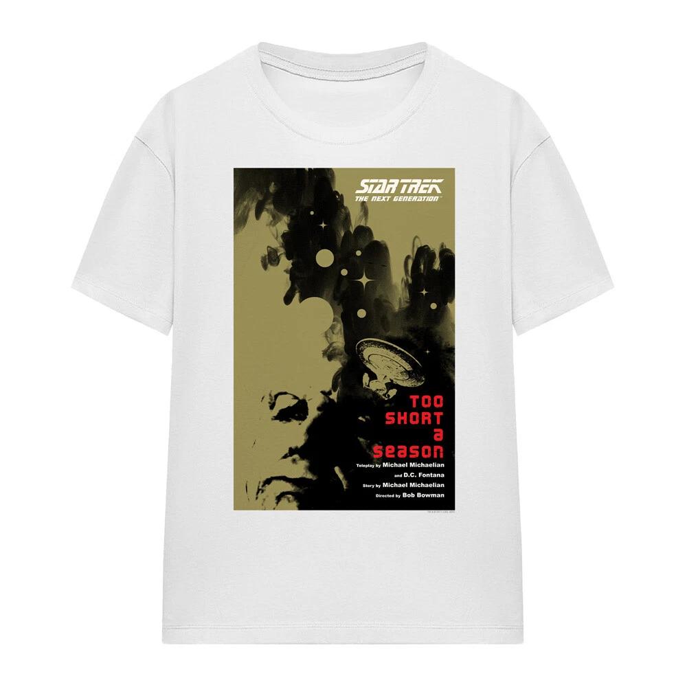 

Star Trek TNG Season 1 Episode 16 Ladies 100% Cotton T-shirt Mens Tees Top S-2XL, White 2XL