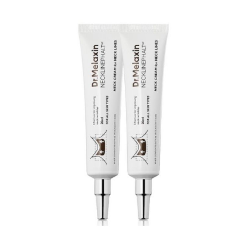 Dr. Melaxin Neckphalt Neck Wrinkle Regenerating Cream Set 20ml x 2