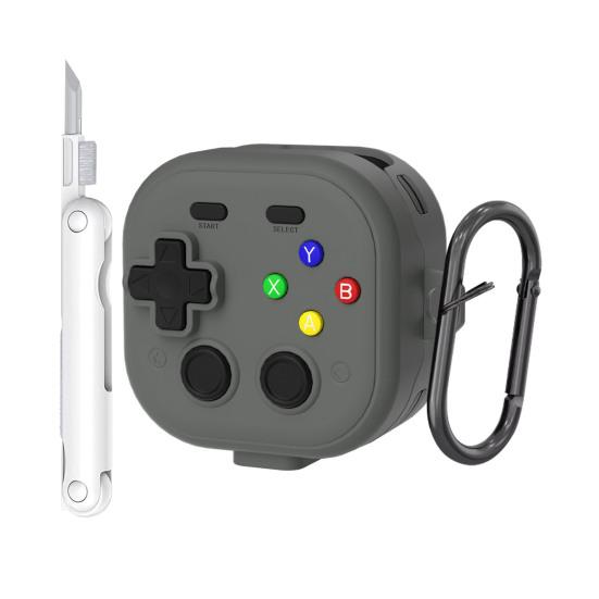 Earphone Case for Galaxy Buds 4 Pro Earbud Protective Carrying Case Funny Game Console Design Hard Shell Cover with Keychain for Boys Men