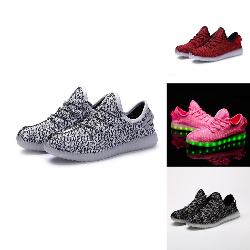 Premium Quality Soft Strappy Athletic Led Light Sneakers For Men Women Unisex