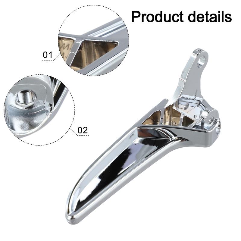 ABS Plastic Handle Chrome Door Handle Vehicle Replacement Part As Shown In The Figure Hassle-Free tallation