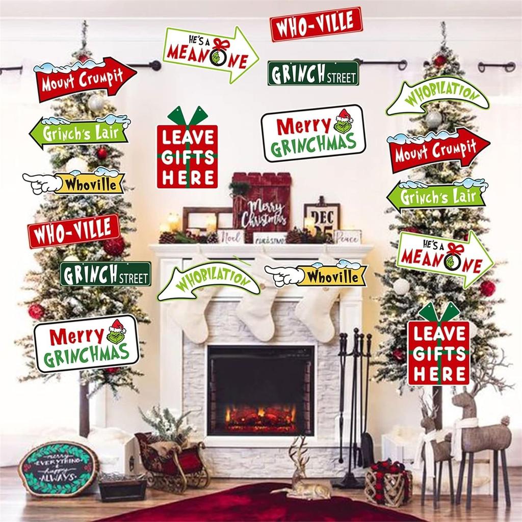 18 PCS Christmas Ornaments For Christmas Tree Decor, Christmas Tree Ornaments For Xmas Party Supplies