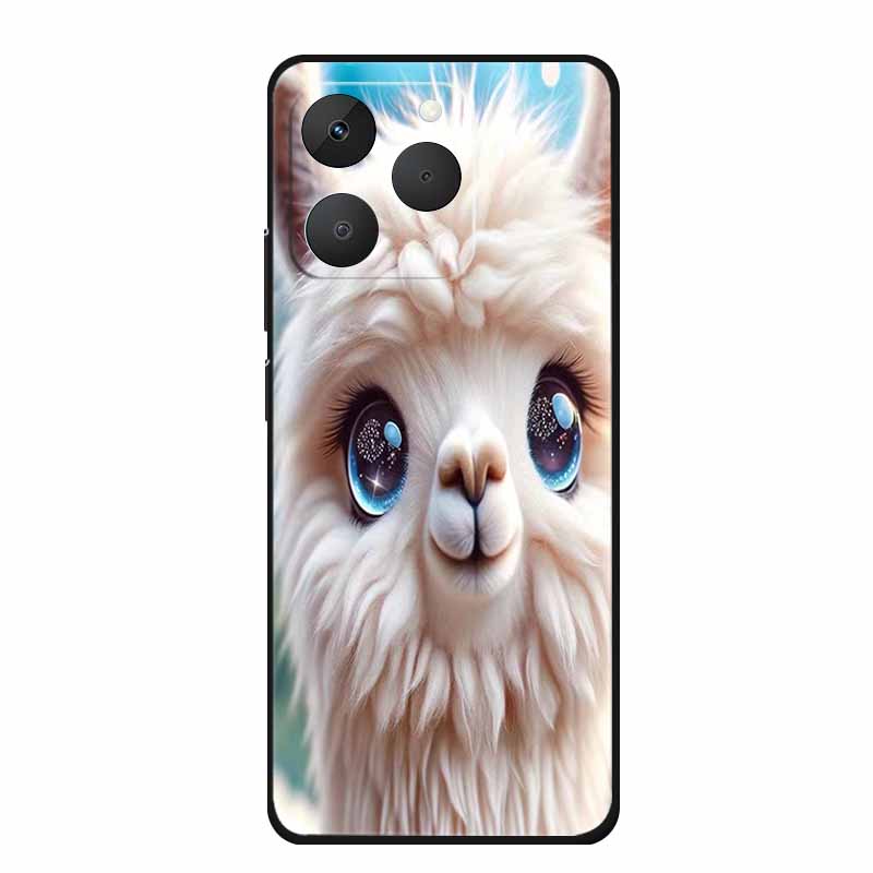For Realme 15T Phone Case 15 T Fashion Picture Black Silicone TPU Soft Back Cover Case For Realme 15T 5G 2025 Case Realme15T Bag