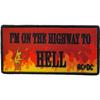 AC/DC Highway To Hell Flames Patch