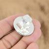 Natural Rainbow Moonstone Gemstone 925 Silver Promise Adjustable Ring For Women