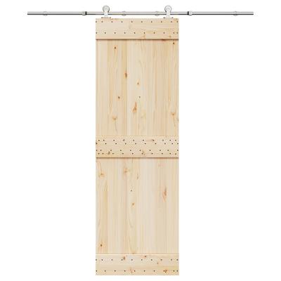 Vidaxl Sliding Door Mounting System, 183 Cm, Steel, Silver