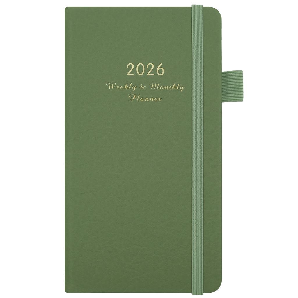 2026 Portable Weekly Planner: English Schedule & Efficiency Diary