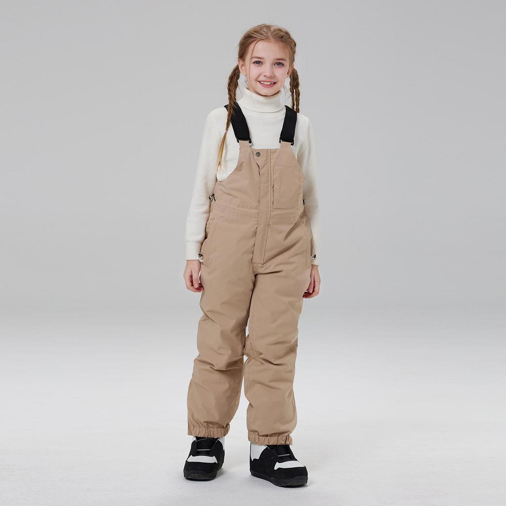 Kids' Winter Ski & Snowboard Bib Pants - Warm, Thick, and Snowproof