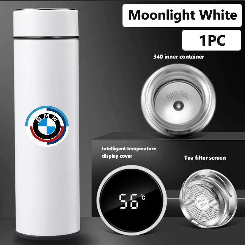 AAD1 Car Temperature Display Thermos Cup Stainless Thermos Bottle For BMW X1 X3 E39 E46 E30 E36 E87 E60 E90 F26 G02 E70 F15 E53 G05