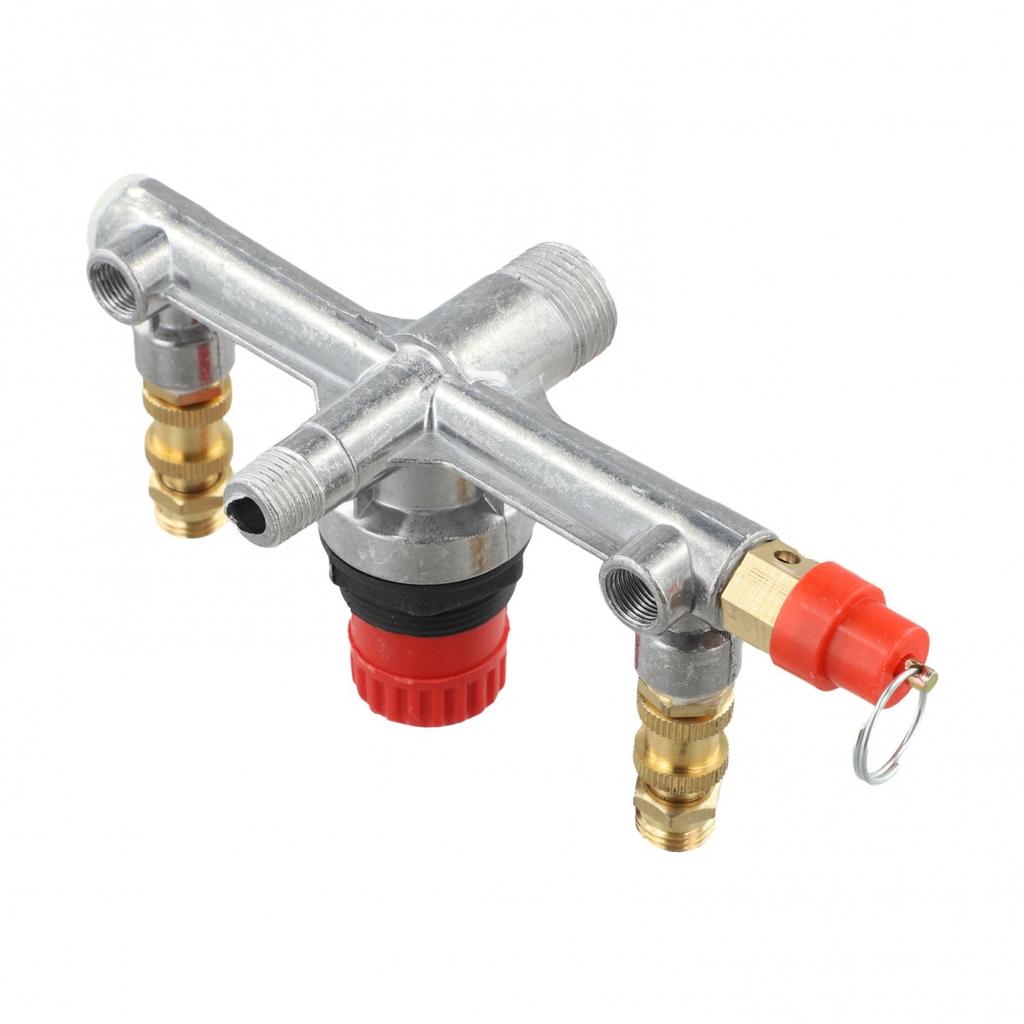 Workshop Pump Parts Aluminum bracket Red cap Push-pull valves Regulator