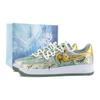 Air Force 1 Moss Vein Godmark Abrasion Resistant Low Top Skateboard Shoes Unisex Golden Cyan FJ4146-301(Team836-)