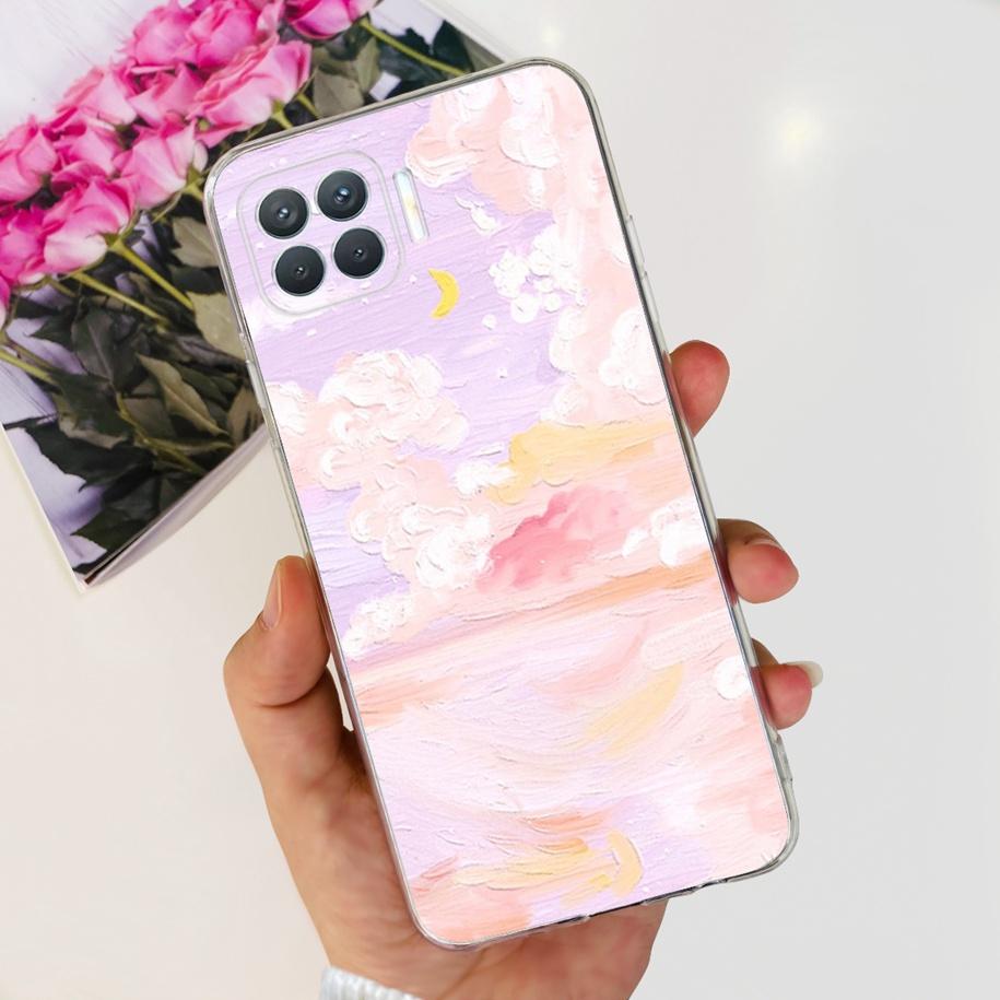 For OPPO Reno 4 Lite Case CPH2125 Phone Case Cute Cartoon Soft Silicone Back Cover For OPPO F17 Pro CPH2119 Coque A93 2020 Funda
