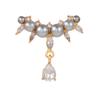 Elegant Pearl Water Drop Brooch High-End Women's Exquisite Tassel Business Suit Corsage Fixed Clothes Malfunction Proof Pin