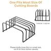 Kitchen Cutting Board Holder Multi-functional Space-Saving Non-slip Pot Lid Organizer 5 Slot Storage Rack Countertop Accessories