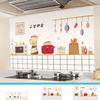 Yousheng Oil Proof Wall Stickers Kitchen Backsplash Wall Protector Waterproof Heat Resistant Static Sticker for Kitchen Dining Room Countertop