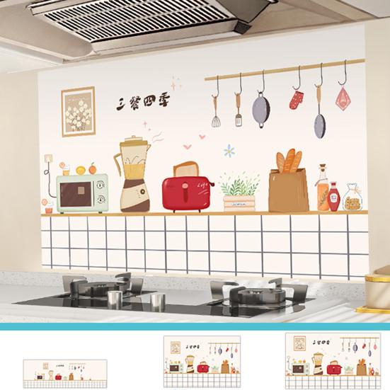 Yousheng Oil Proof Wall Stickers Kitchen Backsplash Wall Protector Waterproof Heat Resistant Static Sticker for Kitchen Dining Room Countertop