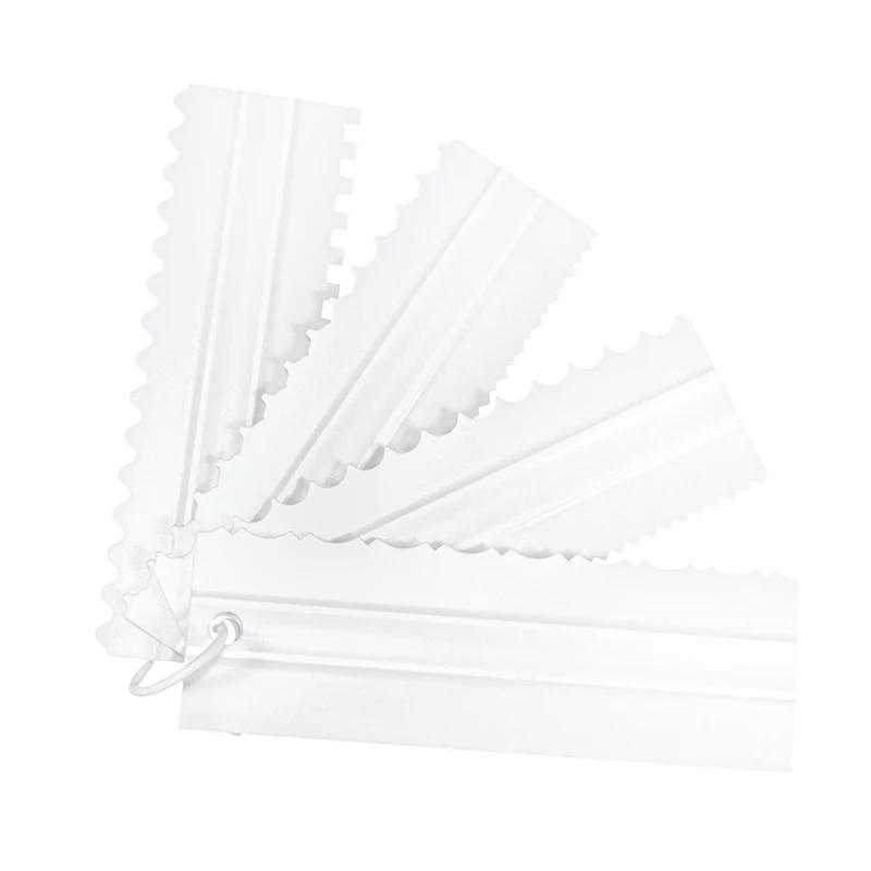 

4 шт./набор новых скребков для торта, скребок для крема, набор пластиковых скребков для крема, аксессуары для выпечки