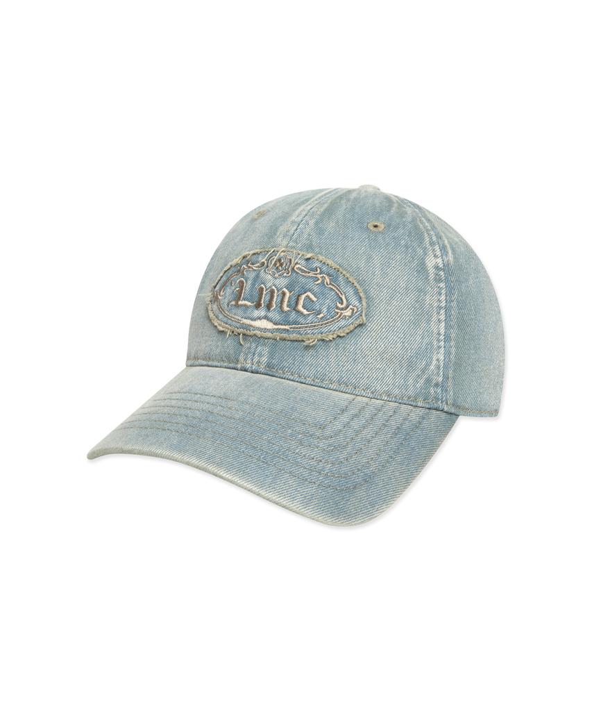 LMC Washed Denim Gothic Oval 6Panel Cap Sand