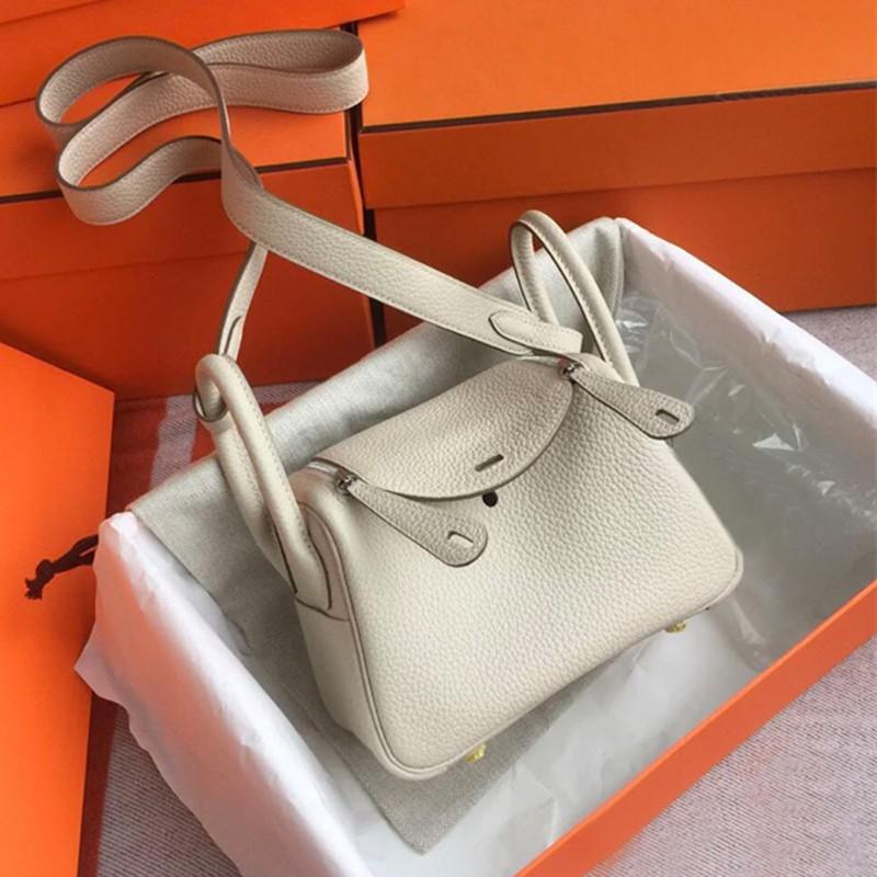 Crossbody-Tasche Mini Lindy Tasche Mini Arzttasche 2024 Rindsleder Damen-Tasche tragbar Schulter Medizinertasche