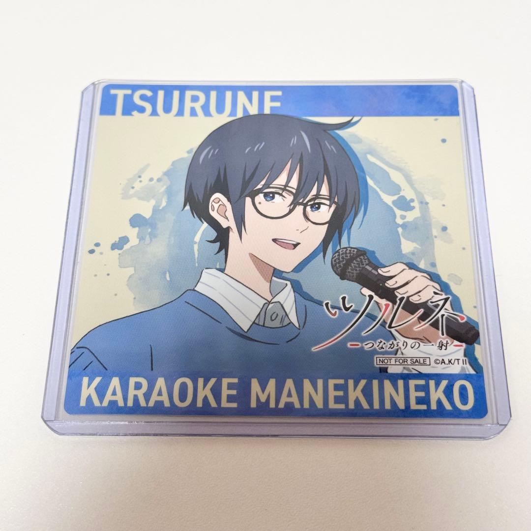[USED] Tsurune Seiya Takehaya Maneki Neko Collaboration Coaster Bonus Item