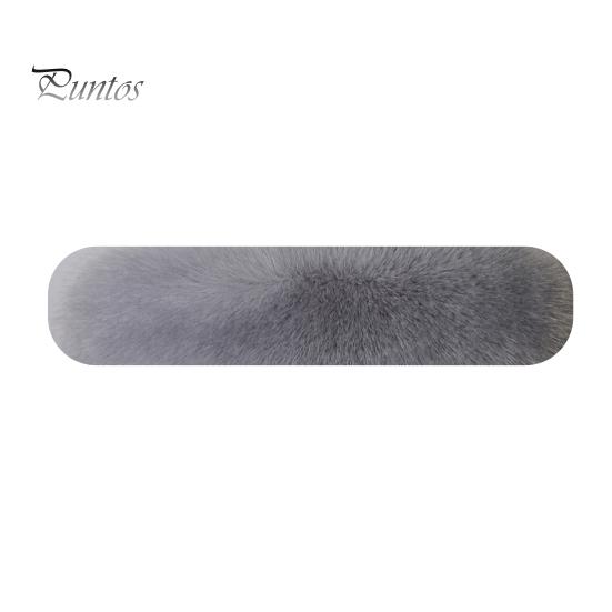 Dirbtinio kailio gaubto apdailos apykaklė Minkšta pūkuota pliušinė šilta kelių spalvų Galimi „pasidaryk pats“ drabužių gobtuvo siuvimo apykaklė medvilniniams drabužiams striukėms kepurė