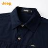 JEEP Men's Pure Cotton Long Sleeve Casual Shirt