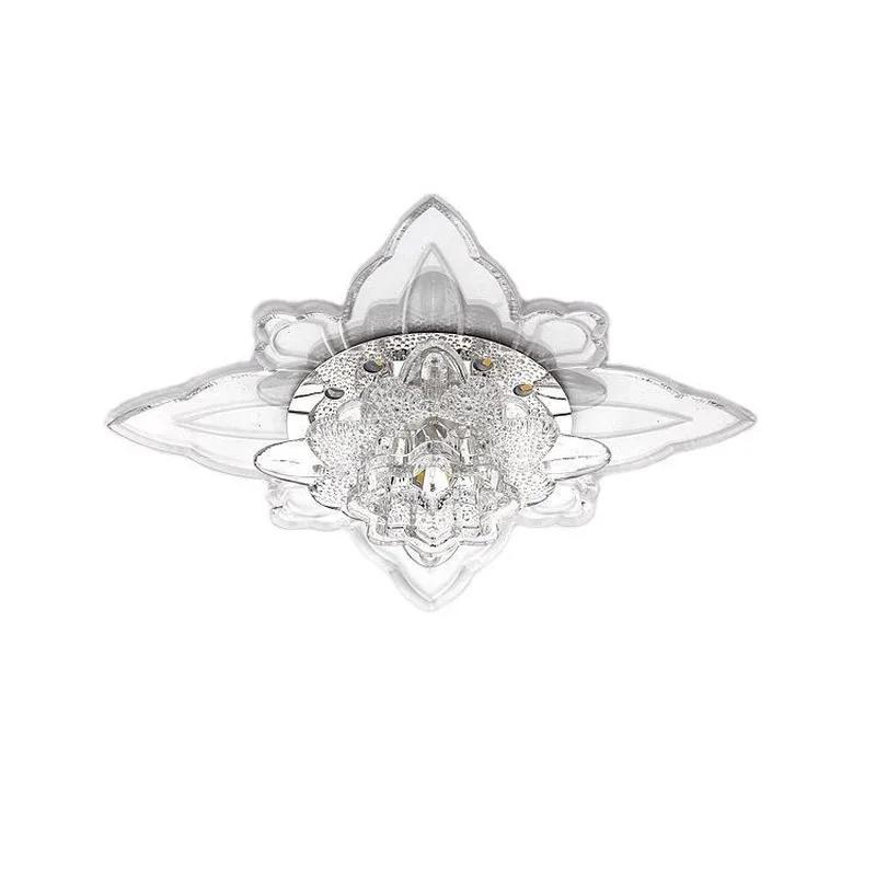 European Modern Minimalist Living Room Spotlight Led Crystal Aisle Corridor Porch Acrylic Creative Entrance Hall Light LX101601