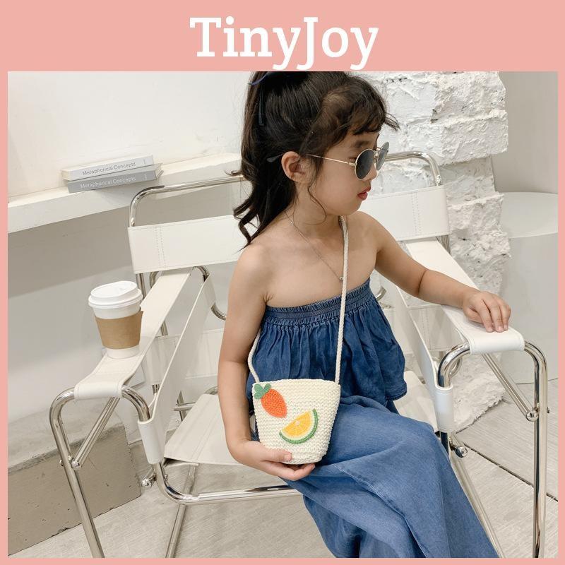 Stylish Lightweight And Durable Kids Woven Bag Featuring Cartoon Rabbit And Carrot