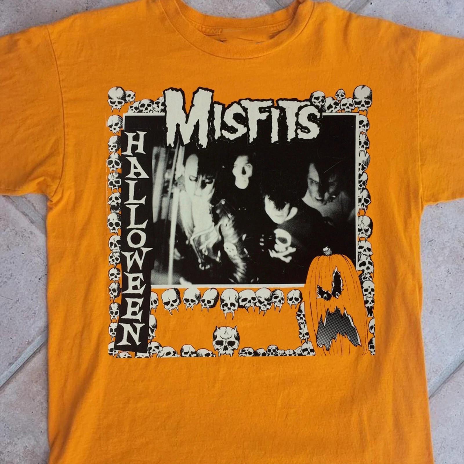 Редкая футболка унисекс Misfits на Хэллоуин, мужская, все размеры S