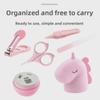 Nowy Zestaw do Manicure dla Niemowląt i Dzieci: Zawiera obcinaczki do paznokci i nożyczki