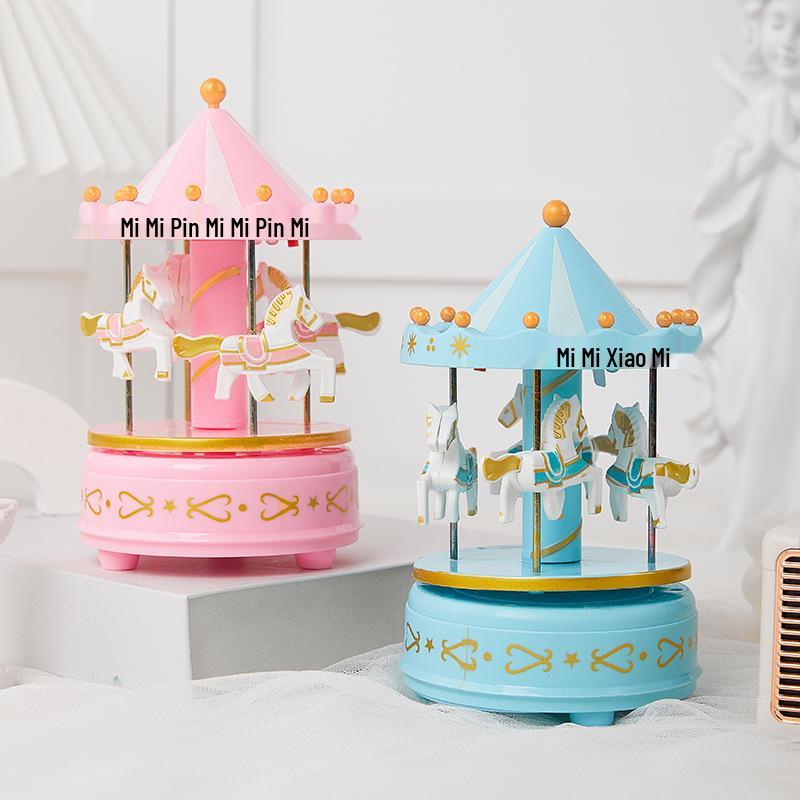 Carosello Musicale Decorazione Torta di Compleanno - Decorazione Feste Fai da Te per Bambini