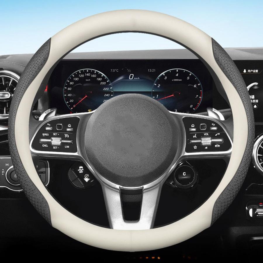 Artificial Leather Anti-slip Sweatproof Car Steering Wheel Cover For Mercedes Benz B/C/E/S Class A Class C200L GLC GLK CLA