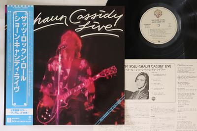LP Record SHAUN CASSIDY  Live  Thats Rock N Roll P10615W WARNER BROS 1979 Japan Obi Rock Used