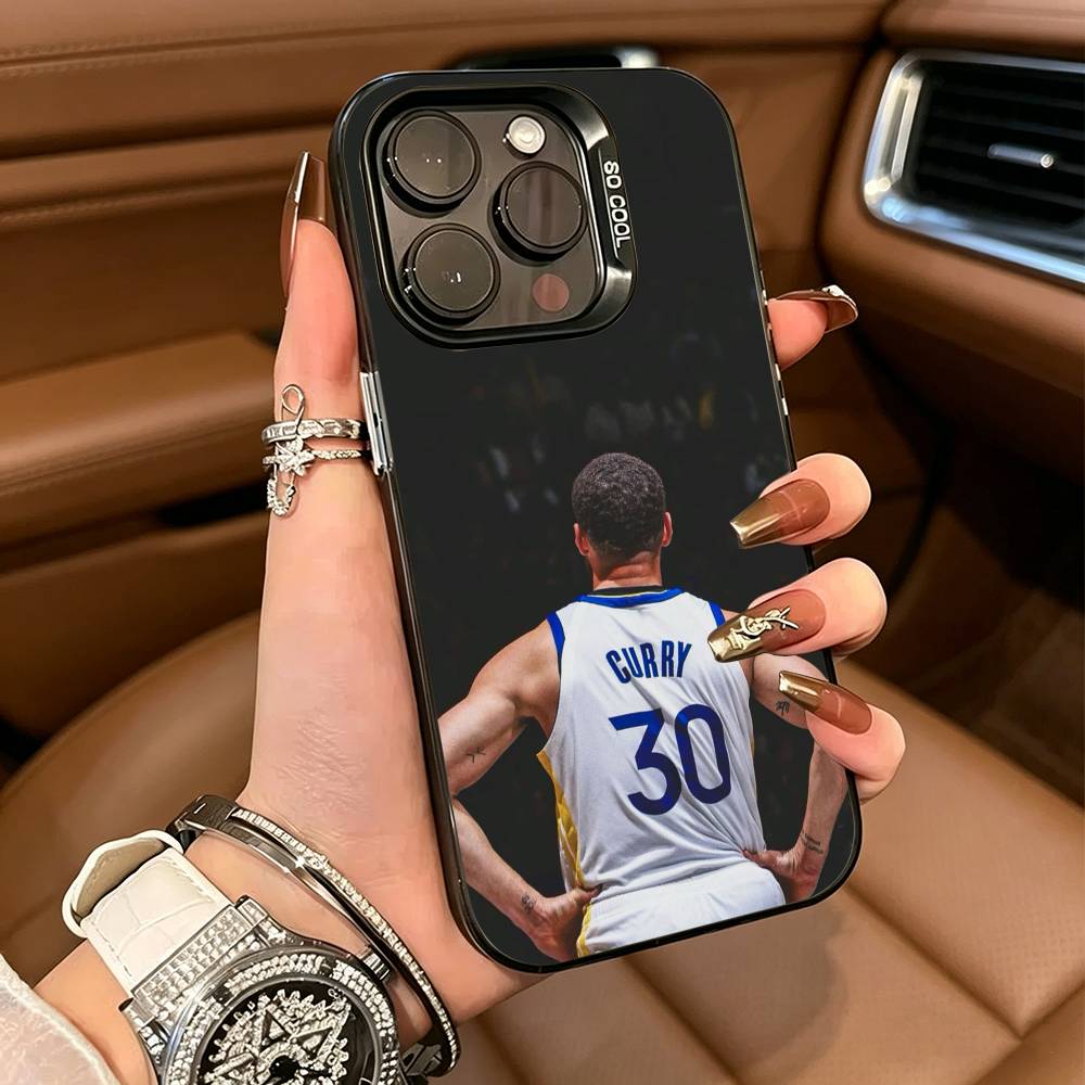 30 Stephen- C-Curry Phone Case For IPhone17 16 11 12 13 14 15 16 Pro Max Plus Cover Colored Silver Funda Bumber