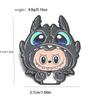 Fashion Cartoon 3d Brooch Alloy Pins Jackets And Casual Accessory Wear