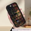 Literary and Retro Bookshelf Flowers and Plants Are Suitable for iPhone11/12/13 Apple 16promax Silicone 16 Soft 11Pro